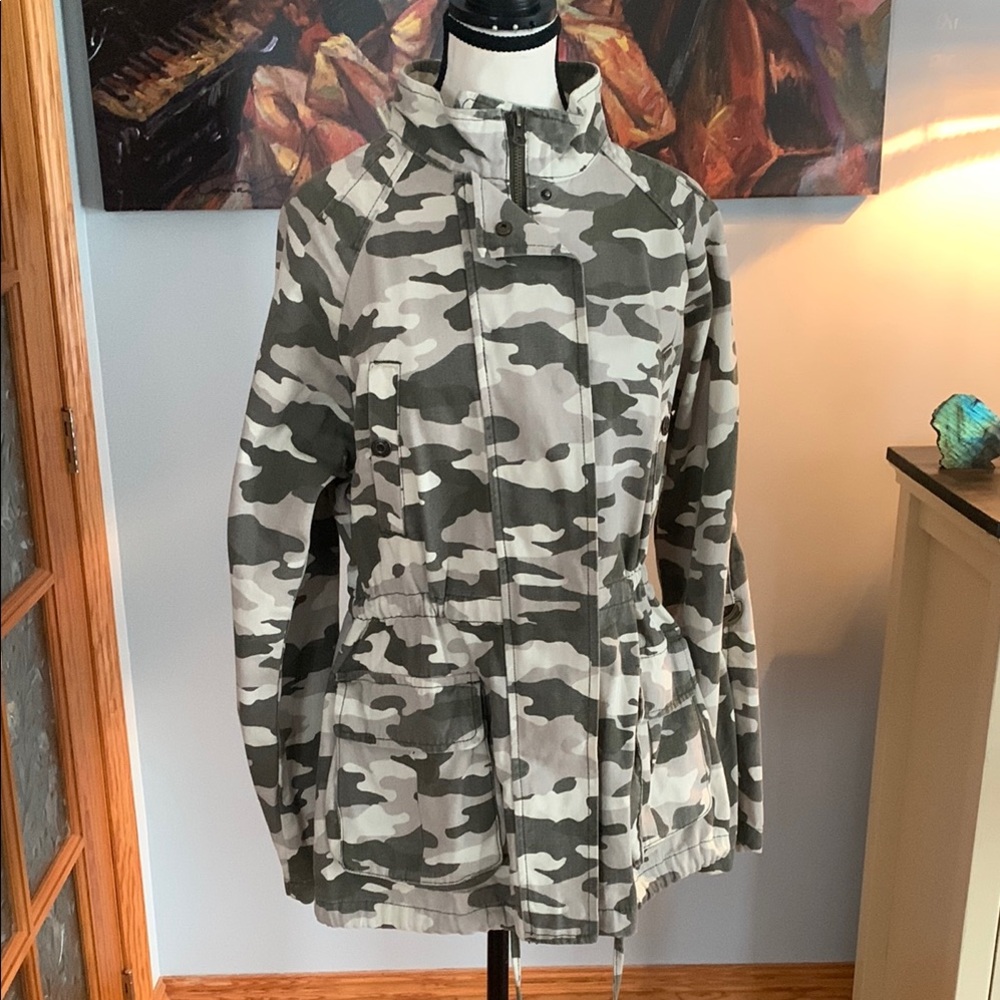 Kensie Jeans Camouflage Jacket, Sz M